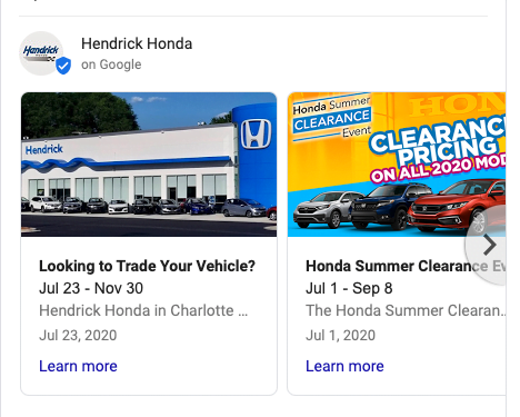 tradepending hendrick honda charlotte GMB