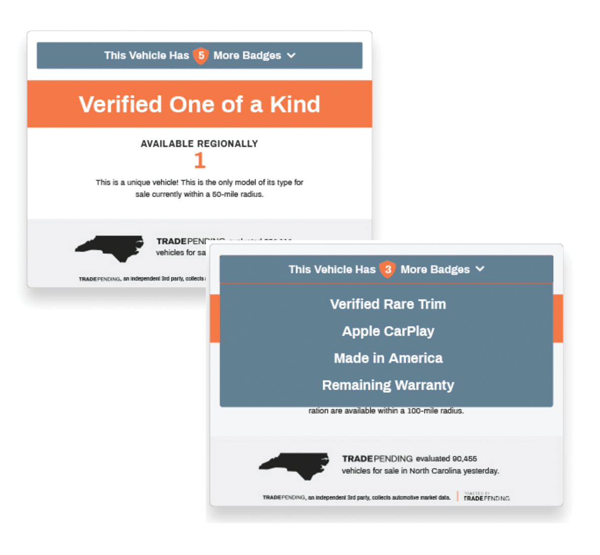 Verified One of a Kind Badges