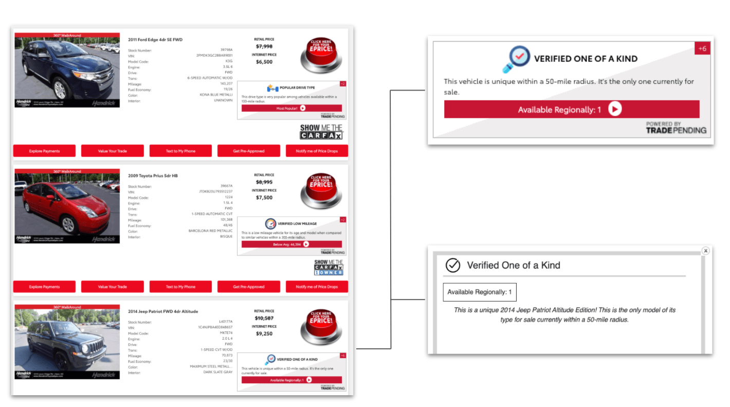 TradePending Superlatives Badge Verified One of a Kind