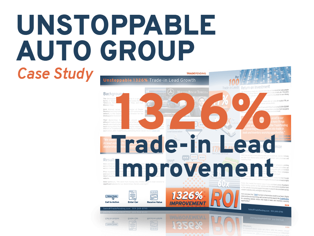 TradePending Case Study unstoppable Auto Group