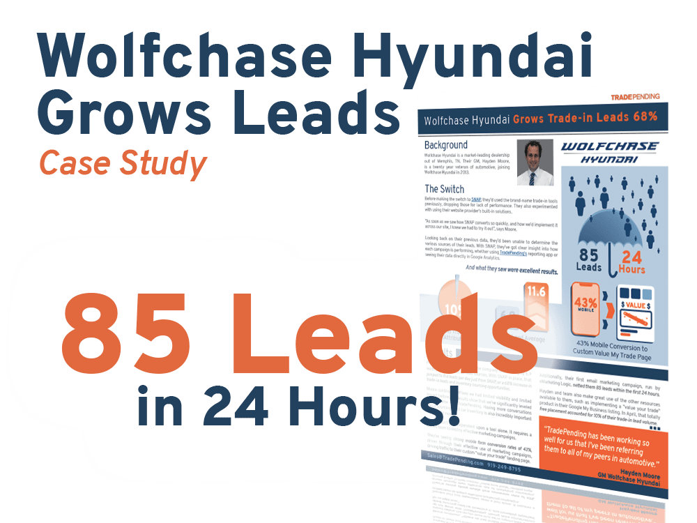 Wolfchase Hyundai Case Study TradePnending