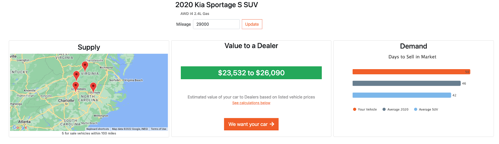 TradePending Supply Box Before - Increase Example