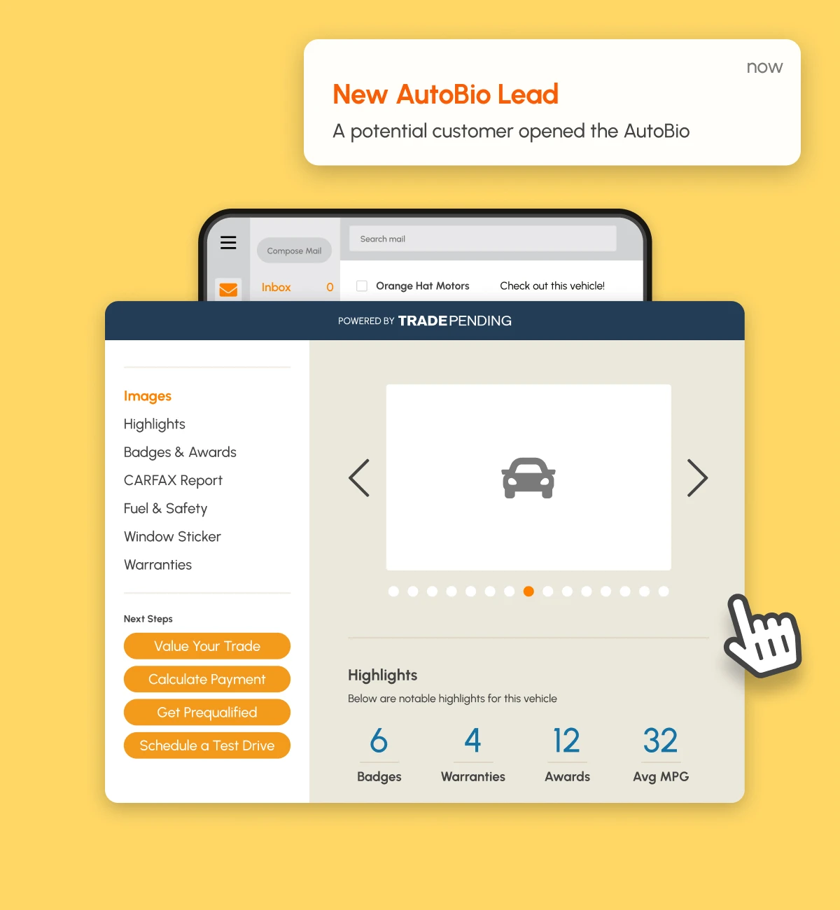 TradePending AutoBio allows dealerships to bring dead deals back to life