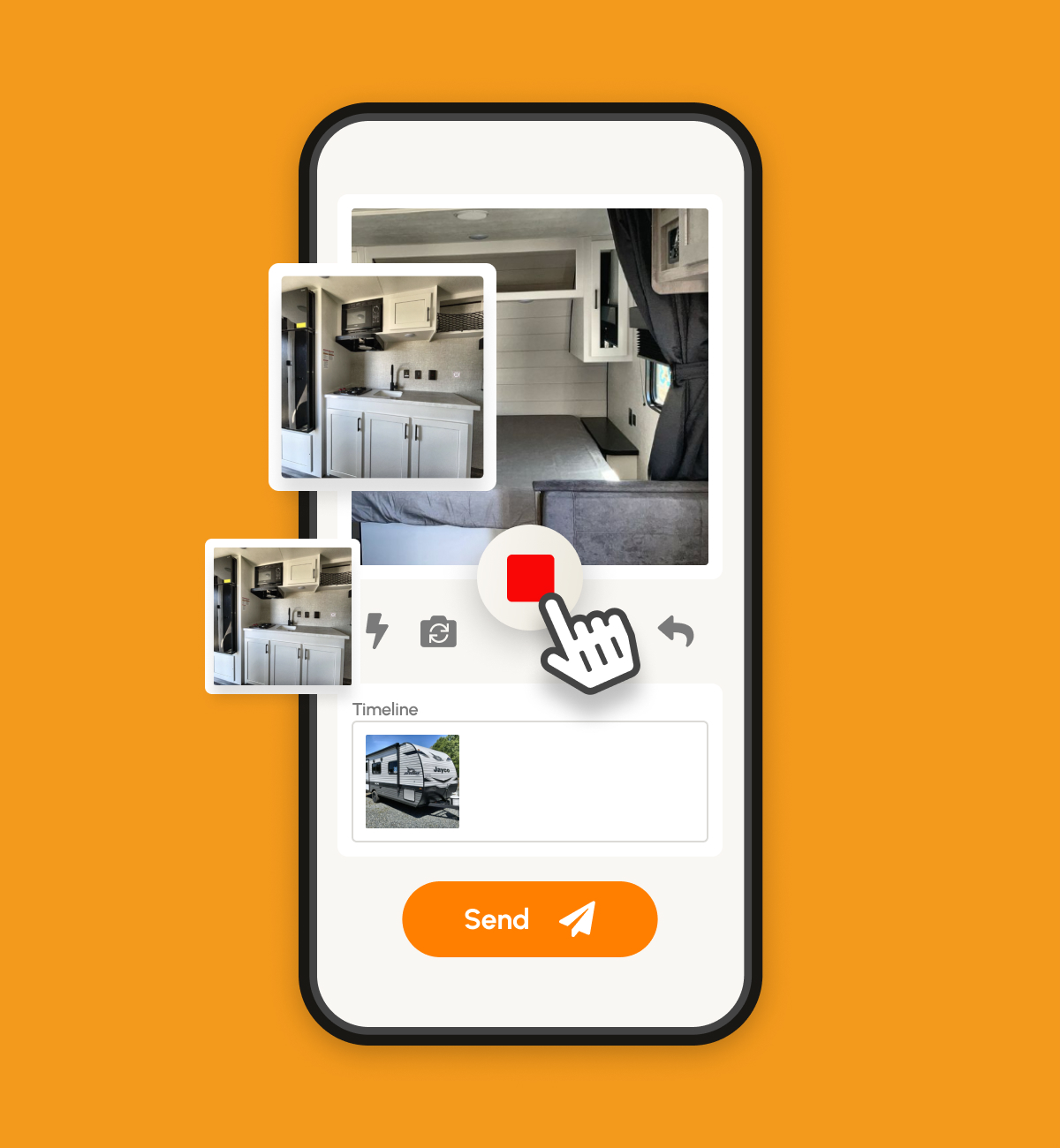 Easily record and edit personalized videos for RV Dealer customers with TradePending Videos for Sale