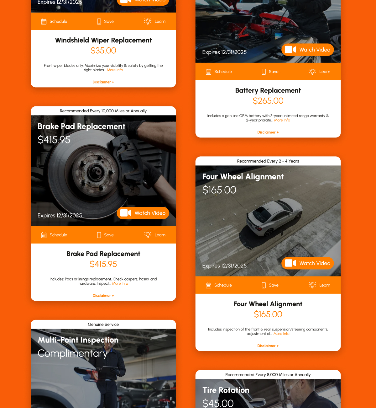 TradePending Service Offers shows customers what you offer and how much it costs