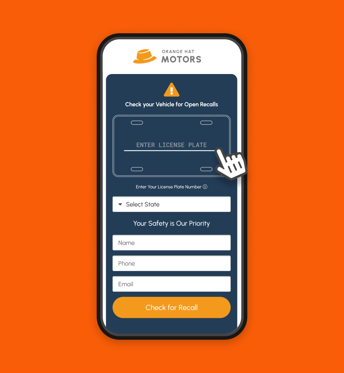 TradePending Service Offers includes a vehicle recall lookup by license plate