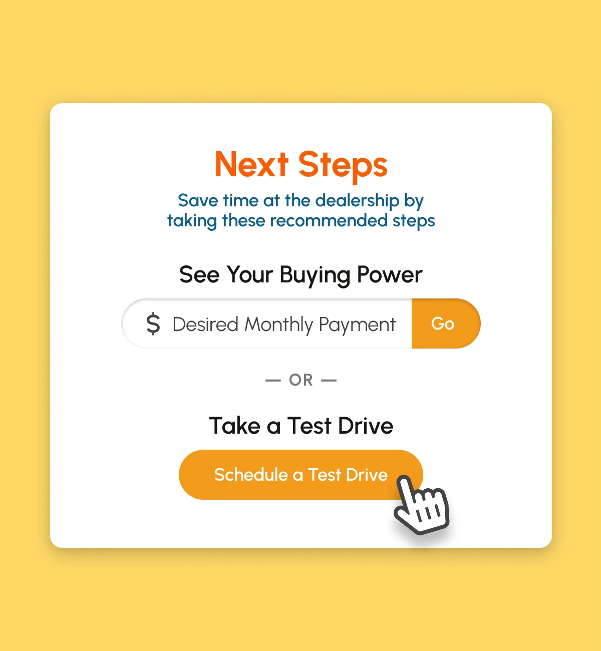 TradePending Trade nudges customers to take the next step in their car buying (or selling) journey