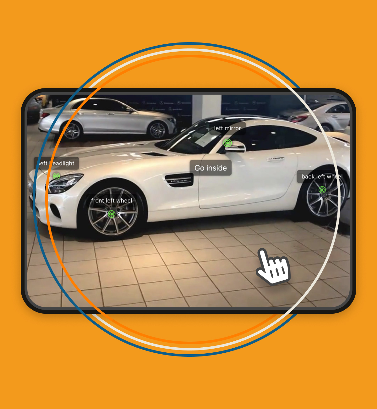 Example of 360-degree vehicle spin for automotive sales