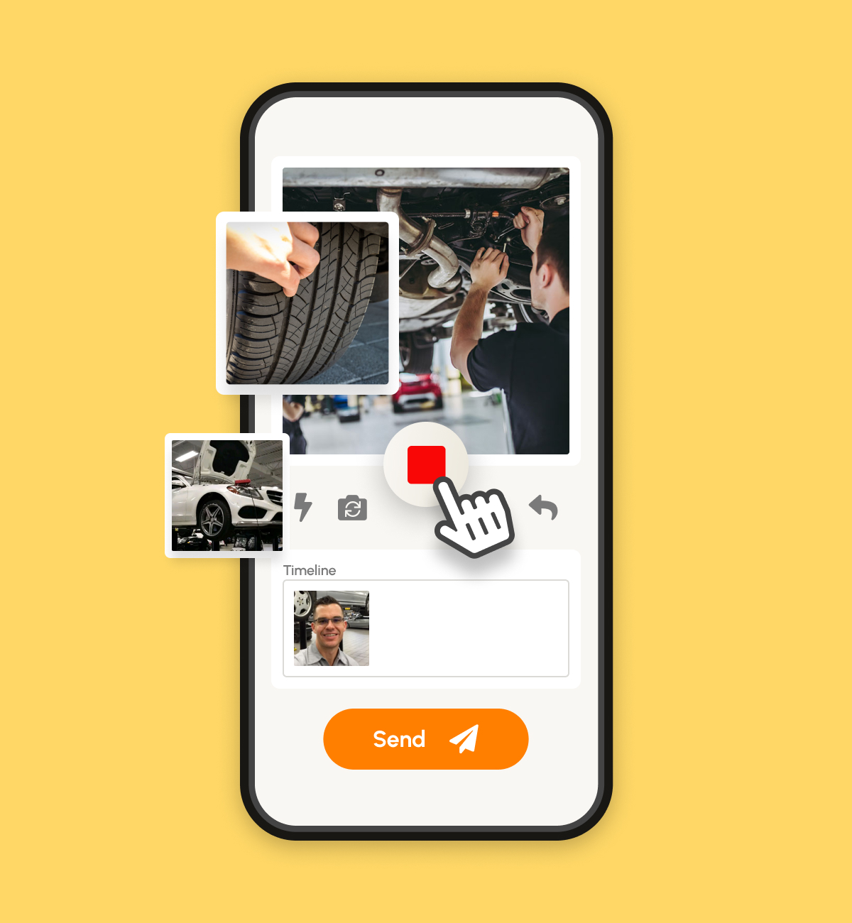 TradePending Videos for Service makes recording and editing as simple as holding down a button